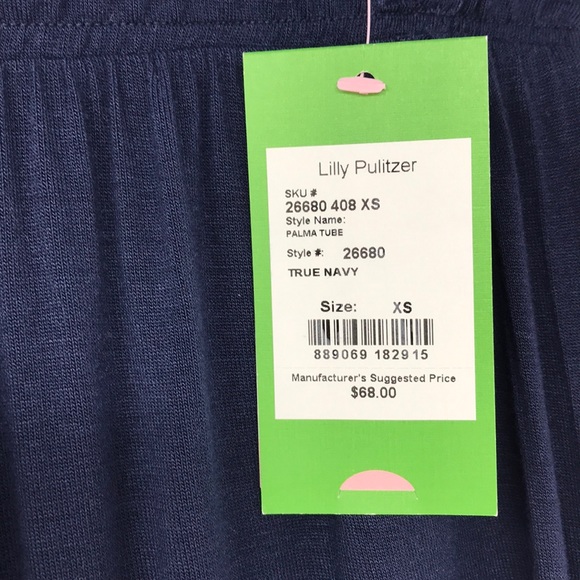 ❌🚫📦Sold Lilly Pulitzer Palma skirt true navy - Picture 6 of 8